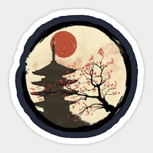 Kyoto in Bloom Sticker